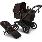 Bugaboo Donkey 6 yhdistelmävaunut Complete Black / Cocoa Brown-Cocoa Brown