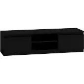 Top E Shop RTV140 CZARNY TV stand/entertainment centre 2 shelves