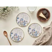 Hobby Hall Jälkiruokalautaset ”Kevätkukka” 19,3 cm, keraaminen, 6-osainen monivärinen setti