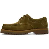 Selected Slmholger Suede Boat Shoe Noos - Khaki green - 40