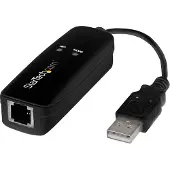 StarTech.com Modemi faksi USB ulkoinen - STARTECH - 56K - V.92 - USB 2.0 - ITU-T V.17, V.29, V.27