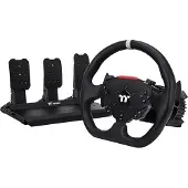 Thermaltake G6 Direct Drive Racing, Ohjauspyörä + polkimet, PC, Punainen/Vihreä/Sininen, Suoraveto, Kiinteä, Kiinteä (GRB-G6D-DGT3BB-01)