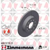 ZIMMERMANN Jarrulevy (1kpl) 600.3278.20