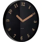 Karlsson seinäkello Amena black KA6083BK