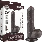 Lovetoy Sliding-Skin - realistinen kiveksellinen kaksikerrosdildo