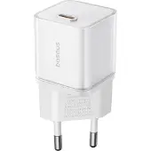 Baseus GaN5S 1C 30W EU charger (moon white)