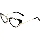 Dsquared2 DQ5303 001, Musta, Kehysmateriaali Metalli, Naiset silmälasit vahvuuksilla
