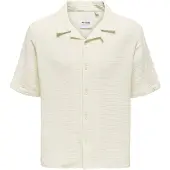 Only & Sons Onskyle 0158 Ss Shirt - Cream - L