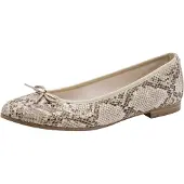 Tamaris Ballerina beige / tummanharmaa