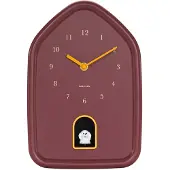Karlsson seinäkello Modern Doggy burgundy red KA6098RD