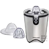 Rommelsbacher ZP 60 / E silver stainless steel citrus juicer, 100 W, with two cones and an anti-drip mechanism (ZP 60/E)