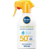 Nivea Sun Babies & Kids Sensitive 5-in-1 Spray aurinkosuojasuihke SPF50+ 270 ml