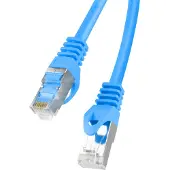 Lanberg patch cable - 10 m - blue RAL 5012 - Sininen - 10m