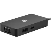 Microsoft Surface USB-C Travel Hub, Langallinen, USB 3.2 Gen 2 (3.1 Gen 2) Type-C, 10,100,1000 Mbit/s, musta, USB, Windows 10 Home, Windows 10 Pro,...