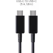 Samsung USB-C / USB-C Kaapeli EP-DX510JBEGEU - 5A, 1.8m - Musta