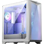 MSI MPG GUNGNIR 300R AIRFLOW-miditornikotelo ikkunalla ja RGB-valaistuksella, valkoinen