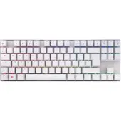 Cherry MX 8.2 TKL Wireless RGB, Langallinen & langaton, USB + RF Wireless + Bluetooth, Mekaaninen, QWERTZ, RGB LED, Valkoinen (G80-3882LJADE-0)