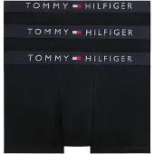 Tommy Hilfiger Underwear Bokserishortsit 'Essential' tummansininen / punainen / valkoinen