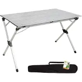 Aktive 110x70x70 Cm Aluminium Folding Pöytä