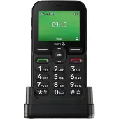 Doro Leva E10, suurinäppäiminen matkapuhelin, 4G, musta