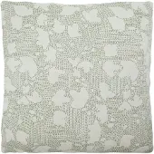 House Doctor Cushion Cover, Hdmori, Off-White, K - Green - 50X 50CM