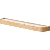 Audo Copenhagen Epoch hylly koukuilla 118 cm Natural oak-fog