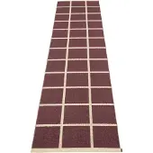 Pappelina Kudottu Matto Criss Burgundy 70x300 cm