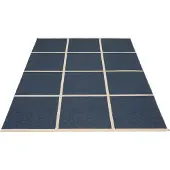 Pappelina , Kudottu Matto Criss Dark Blue 180x260 cm