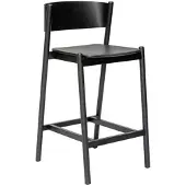 Hubsch Oblique bar chair black