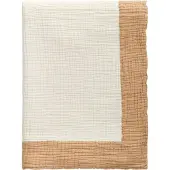 Decotique Ella Crincle Päiväpeite 180x260 Cm - Päiväpeitot Puuvilla Dark Sand - 401054