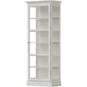 Lindebjerg Design V1 Vitriinikaappi Honkapuu Valkoinen
