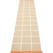 Pappelina , Kudottu Matto Criss Beige 70x300 cm