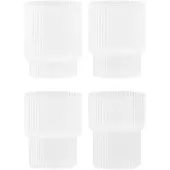 Ferm Living Ripple lasi 4 kpl Frosted