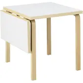 Artek Klaffipöytä dl81c koivu/valkoinen laminaatti 75 x 75/112 cm