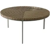 Vipp Vipp716 Open-air Sohvapöytä Ø90 Cm Teak - Sohvapöydät Tiikki - 7167301