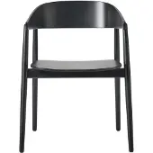 Andersen Ac2 Lepotuoli Mustalakattu - Tuolit Pyökki Black Lacquered Beech - 2-8030109-A
