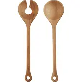 House Doctor - Eya Salaattiottimet 27,5 cm 2 osaa Akaasia