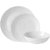 Royal Doulton Maze lautassetti, 12 osaa valkoinen