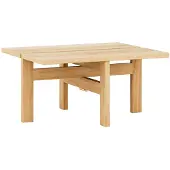 MOEBE Rectangular Coffee Table, 60 Cm, Oak (Fsc Mix Credit) - L:60CM