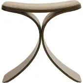 Gejst Luno Stool Dark Oak/ Dark Beige Textile - Brown - 45X48X28