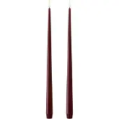 Ester & Erik LED-kruunukynttilä 40 cm 2-pakkaus 44/2 Syvä Viini