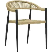 House Doctor Coon Tuoli / Luonnollinen - Tuolit Alumiini Musta - 900001409