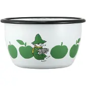 Muurla Moomin emalikulho 60 cl Iloiset omenat