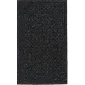 House Doctor Door Mat, Hdentry, Rectangle, Black - Black - 75X 45X 0.8CM