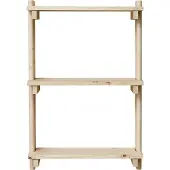 Form & Refine Beam seinähylly 3 hyllyä Mänty