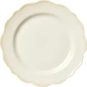 Decotique Fleur Sivulautanen 21 Cm Hiekanvärinen - Aluslautaset Keramiikka Sand - 9210843