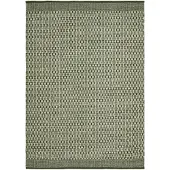Chhatwal & Jonsson Mahi Matto Villa Offwhite/Vihreä 80x250 cm