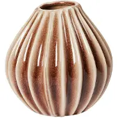 Broste Copenhagen Wide Vase S - Brown - H15CM