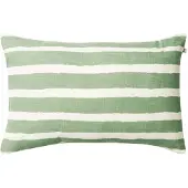 Chhatwal & Jonsson Block Stripe ulkotyyny 40x60 cm Sage-off white