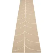 Pappelina Kudottu Matto Leif Light Nougat 70x360 cm
